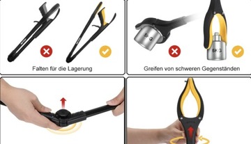 Захват для пожилых людей, удлиненный складной кронштейн, МАГНИТНАЯ РУЧКА, телескоп.