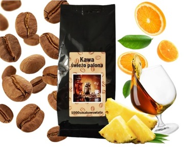 HAWAJSKA NOC kawa ziarnista 100 g POMARAŃCZ, ANANAS I RUM mielona