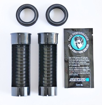 Zestaw uszczelek SR Suntour do XCM30 , XCT 30mm + profesjonalny smar SR