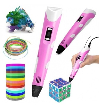 DŁUGOPIS 3D PEN NOWA GENERACJA DRUKARKA + WKŁADY PREZENT DZIEŃ DZIECKA