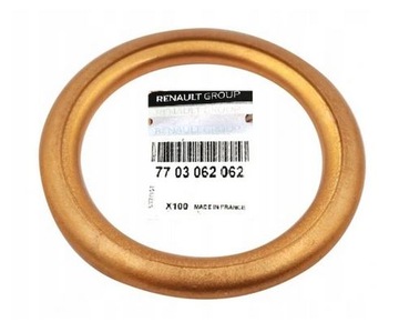 ШАЙБА СЛИВНОЙ ПРОБКИ МЕДНАЯ 16x22x2 RENAULT DACIA OE ОРИГИНАЛ