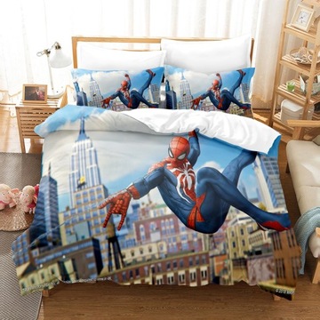 Prześcieradło pikowania z serii Spider-Man 3-częściowy zestaw