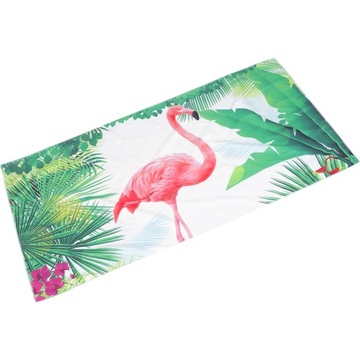Szybkoschnący ręcznik do kąpieli z szalem Flamingo