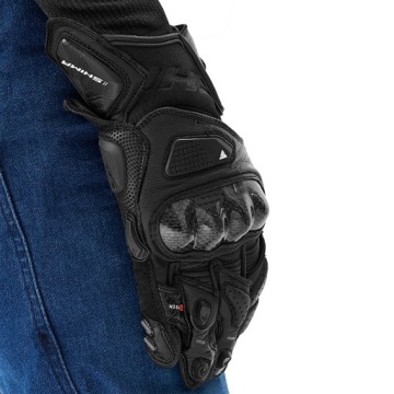 Кожаные мотоциклетные перчатки SHIMA XRS-3 BLACK, спортивные, черные, БЕСПЛАТНЫЕ ПОДАРКИ