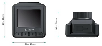 Видеорегистратор Aukey DRA5 1080P FullHD 170°