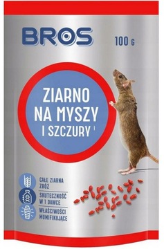 BROS TRUTKA NA MYSZY I SZCZURY Ziarno 100g