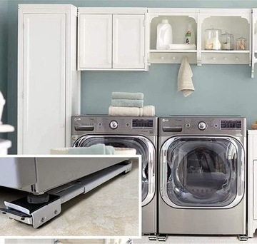 ТЕЛЕСКОПИЧЕСКАЯ ПОДСТАВКА ДЛЯ ХОЛОДИЛЬНИКА СТИРАЛЬНАЯ МАШИНА СУШИЛЬНАЯ МАШИНА НА КОЛЕСАХ