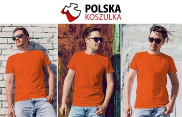 NAJLEPSZA KOSZULKA POMARAŃCZOWA 2XL SUPER JAKOŚĆ