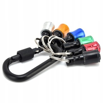 6 sztuk brelok przedłużacz z łbem sześciokątnym