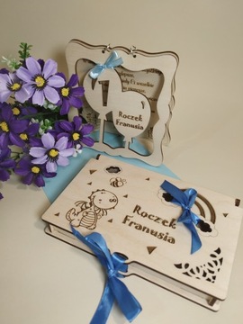 Годовалая открытка на день рождения, гравюра на дереве