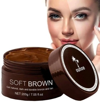CHOCOLATE SOFT BROWN KREM PRZYŚPIESZAJĄCY OPALANIE BRĄZUJĄCY 200g.