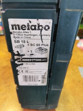 Wkrętarka Metabo zasilanie akumulatorowe 18 V 602317500