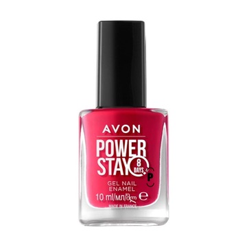 Avon Power Stay Gel Nail Enamel Żelowy lakier do paznokci Red is Red