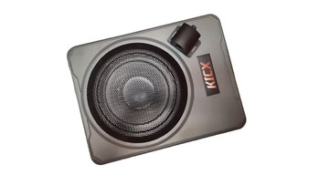 Subwoofer aktywny pod siedzenie Q200BA KICX 600W mocy, skrzynia basowa