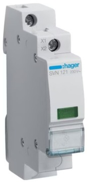 Lampka sygnalizacyjna 1x zielona Hager SVN121