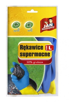 Rękawiczki wielorazowe Jan Niezbędny r.L lateks x2