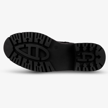 ЖЕНСКИЕ БОТИНКИ НА ПЛАТФОРМЕ С ДЕКОРАТИВНОЙ МОЛНИЕЙ 39