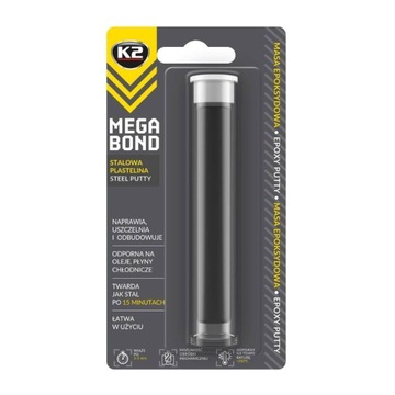 K2 MEGA BOND STALOWA PLASTELINA NAPRAWCZA 20g