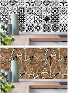 КУХОННЫЕ НАКЛЕЙКИ НА СТЕНЫ, ПЛИТКУ, ЛАМИНАТ!