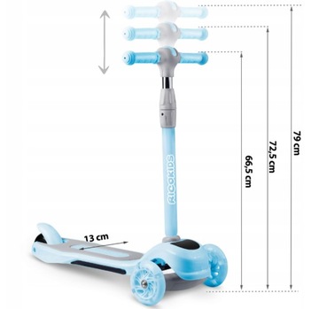 СКУТЕР ДЛЯ ДЕВОЧКИ, ТРЕХКОЛЕСНЫЙ, СВЕТЯЩИЕСЯ КОЛЕСА, СВЕТЯЩИЙСЯ СКУТЕР