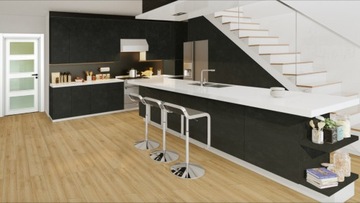 Акриловые фасады Акрил-24 BLACK STONE MATT 140x596