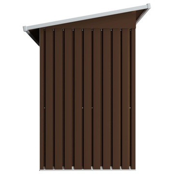 vidaXL Садовый навес Коричневый 194 x 121 x 181 см Сталь 47027