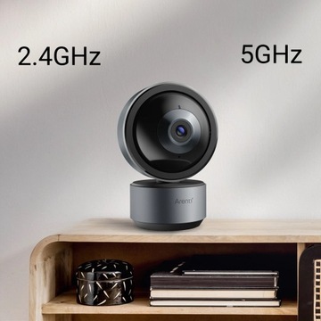 IP-камера Arenti DOME1, радионяня 3MP/2K UHD, WIFI 2,4 и 5 ГГц