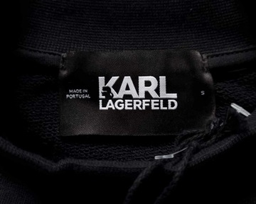 KARL LAGERFELD 22WW1315 MOCK NK LOGO DRESS SUKIENKA S