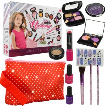 UDAWANE KOSMETYKI DO MALOWANIA MAKIJAŻU DLA DZIECI MAKEUP DO ZABAWY 25 EL.