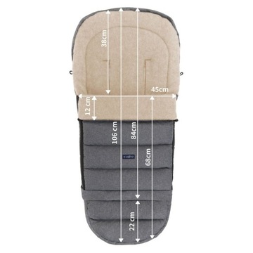 Спальный мешок ZAFFIRO 5в1 iGrow 4.0 - серый премиум шерсть + черный