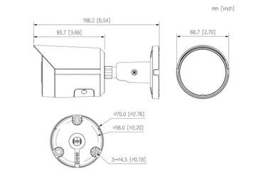 Kamera tubowa (bullet) IP Dahua IPC-HFW2849S-S-IL-0280B 8 Mpx
