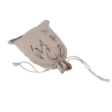 10 шт. Льняная джутовая сумка для украшений на шнурке