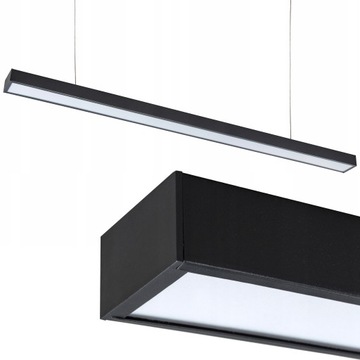 Lampa LED wisząca liniowa biurowa 120cm 40W CCD