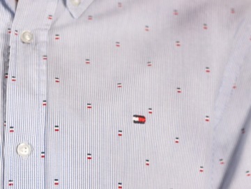 TOMMY HILFIGER SLIM GEO PRINT SHIRT мужская рубашка