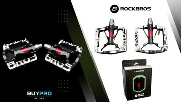 ЛЕГКИЕ ВЕЛОСИПЕДНЫЕ ПЕДАЛИ НА АЛЮМИНИЕВОЙ ПЛАТФОРМЕ с герметичными подшипниками.