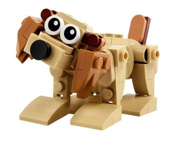LEGO 30666 CREATOR GIFT ANIMALS СОБАКА БЕЛКА МЕДВЕДЬ ПОЛИБАГОК