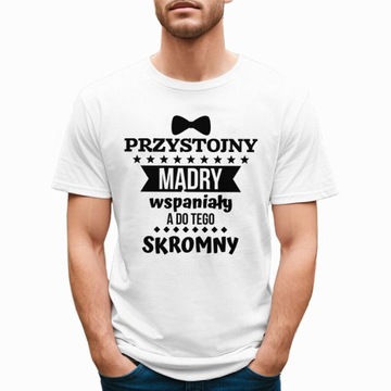 KOSZULKA MĘSKA NA URODZINY ŚWIĘTA PREZENT NA WALENTYNKI DZIEŃ CHŁOPAKA | S