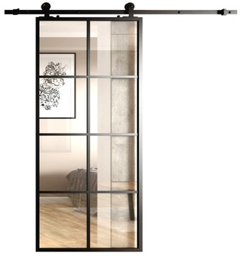 Drzwi Szklane Przesuwne System Loft 100 Float 8A