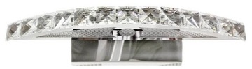 Kinkiet łazienkowy chrom z kryształami LED 8W Aran