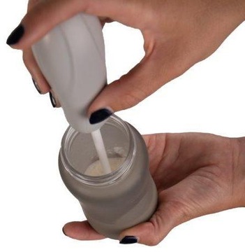 Миксер с мешалкой для сухого молока, Цвет Розовый