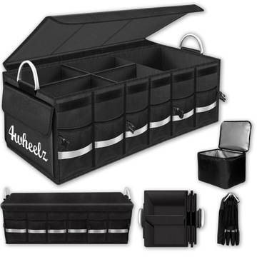 ORGANIZER SAMOCHODOWY NA RZEPY DO BAGAŻNIKA SKŁADANY + TORBA TERMICZNA!!!