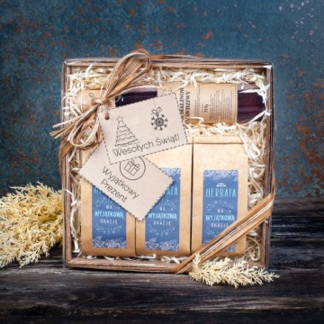 ПОДАРОЧНАЯ КОРЗИНА чайный набор ШОКОЛАДНОЕ ВАРЕНЬЕ ПОДАРОК ​​на РОЖДЕСТВО