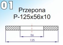 Мембрана со стороны насоса Pilmet P60 - TERMIT