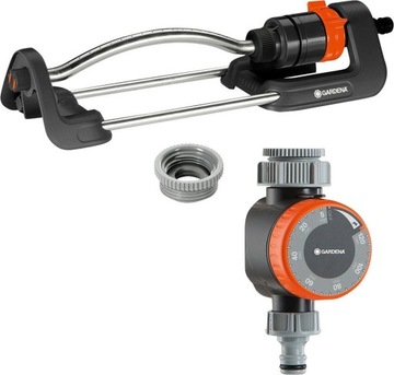 Zraszacz oscylacyjny Gardena Aqua S + timer nawadniania 18701 - 32