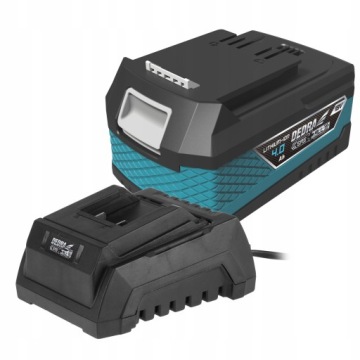 КОМПЛЕКТ ЗАРЯДНОГО УСТРОЙСТВА DEDRA АККУМУЛЯТОРНАЯ БАТАРЕЯ DEDRA Литий-ионная 18 В 4 Ач 4,0 Ач