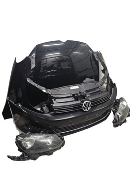 В КОМПЛЕКТЕ ПЕРЕДНЯЯ ЧАСТЬ VW GOLF VI LC9X КАПОТ, БАМПЕР, КРЫЛО, РЕМНЬ, ФОНАРЬ, РАДИАТОРЫ