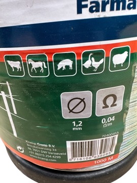 Проволока заборная, 1,2 мм х 1000 м, оцинкованная