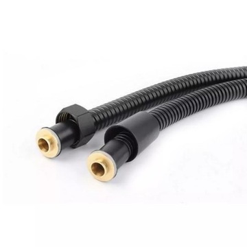 Черный душевой шланг 150см.