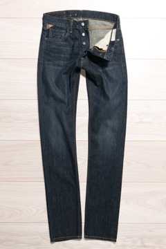 RALPH LAUREN SLIM EXTRA SPODNIE JEANSY 32/32