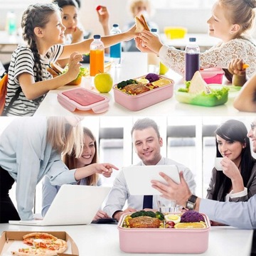 КОНТЕЙНЕР ДЛЯ ЛАНЧБОКС BENTO BOX 1400 МЛ ДЕТСКАЯ ШКОЛЬНАЯ КОРОБКА